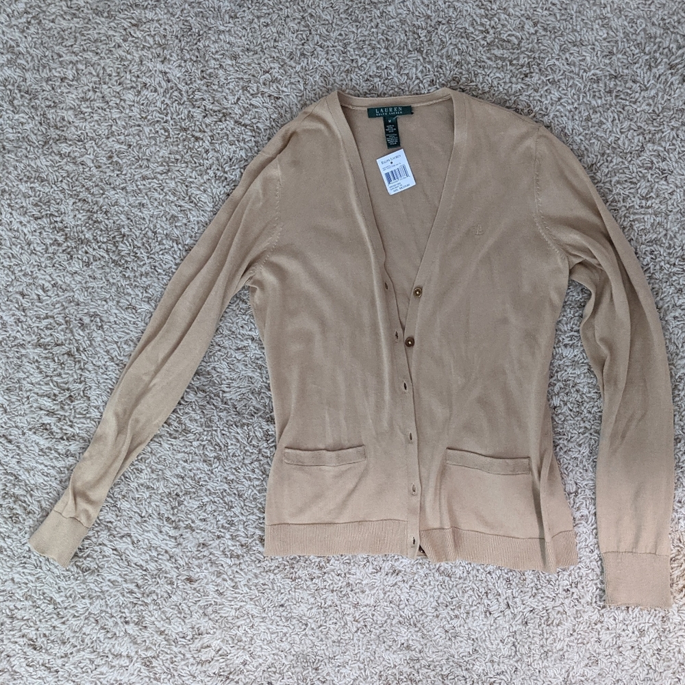 Lauren Ralph Lauren beige cardigan
